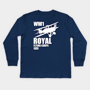 Royal Flying Corps Kids Long Sleeve T-Shirt